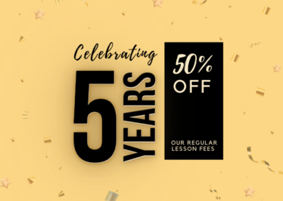 Anniversary Discount for Tuition Classes